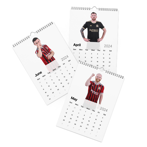 Crusaders FC Wall calendar (2024) - Crusaders FC