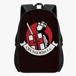 Crusaders FC Kid's School Backpack (BLACK) - Crusaders FC