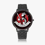 Crusaders FC Steel Strap Quartz watch (BLACK FACE) - Crusaders FC