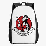 Crusaders FC Kid's School Backpack (BLACK/WHITE) - Crusaders FC