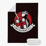 Crusaders FC Stitched Fleece Blanket - Crusaders FC