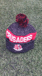 Crusaders GREY Bobble Hat - Crusaders FC