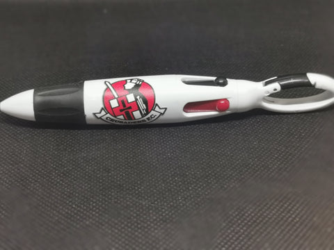 Crusaders 4 Colour Retractable Pen - Crusaders FC