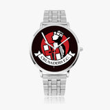 Crusaders FC Steel Strap Quartz watch (BLACK FACE) - Crusaders FC