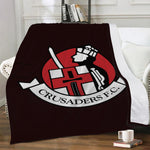 Crusaders FC Stitched Fleece Blanket - Crusaders FC