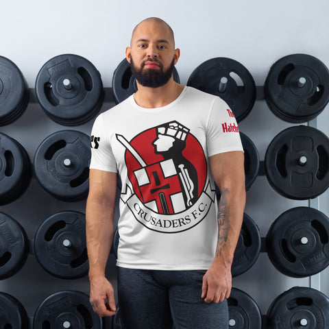 Crusaders All-Over Print Men's Athletic T-shirt - Crusaders FC