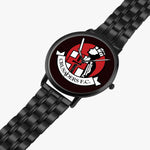 Crusaders FC Steel Strap Quartz watch (BLACK FACE) - Crusaders FC